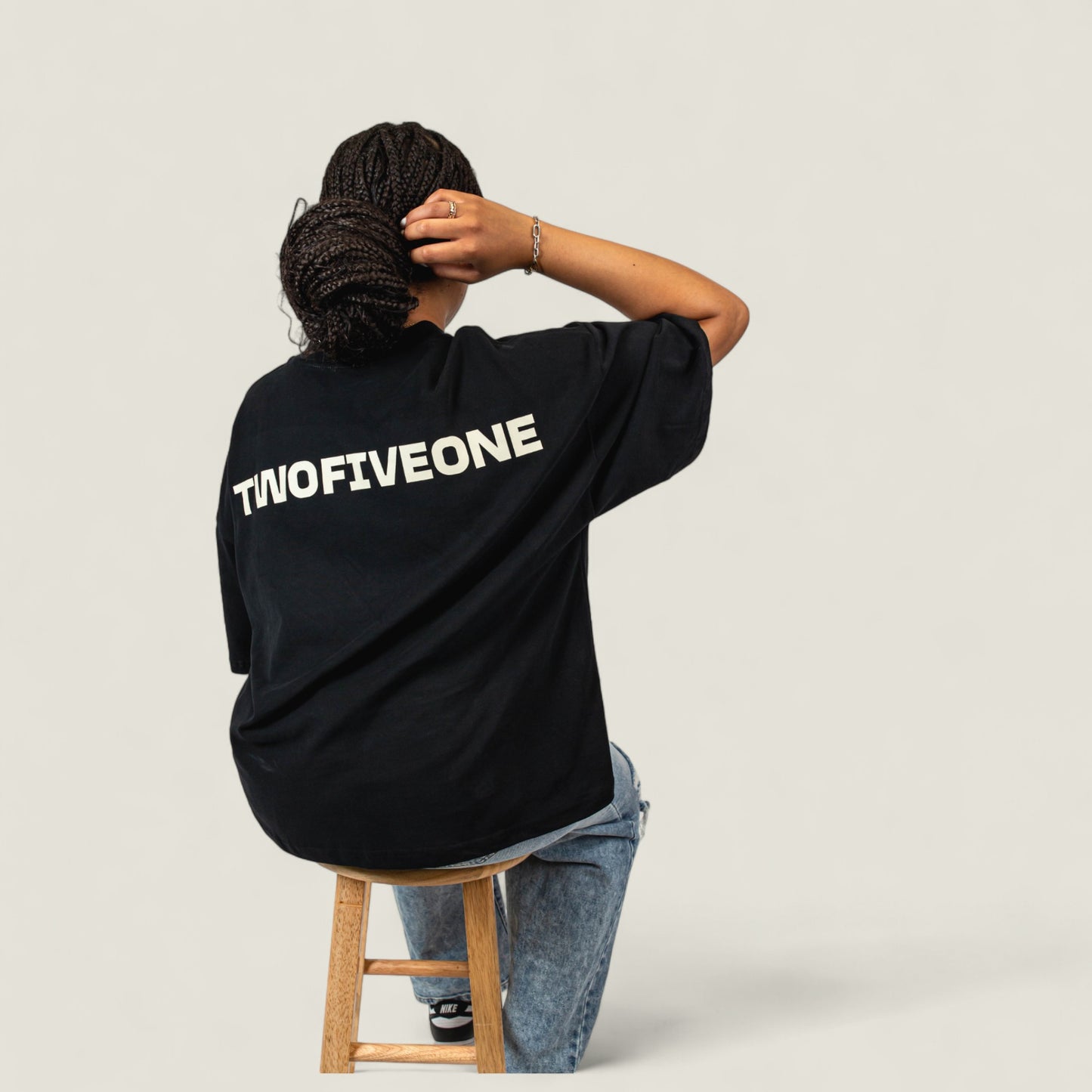 Exclusive Twofiveone Logo Tee (beige) - LIMITED